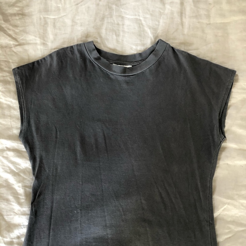 TOPSHOP long t-shirt dress with slit